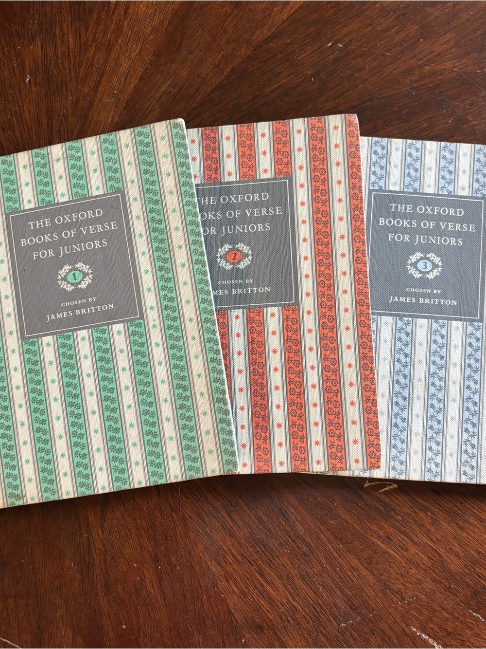 The Oxford Books of Verse for Juniors - Volume 1,2,3
